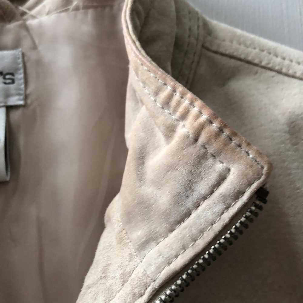 Chico’s leather suede zip jacket - Picture 5 of 7